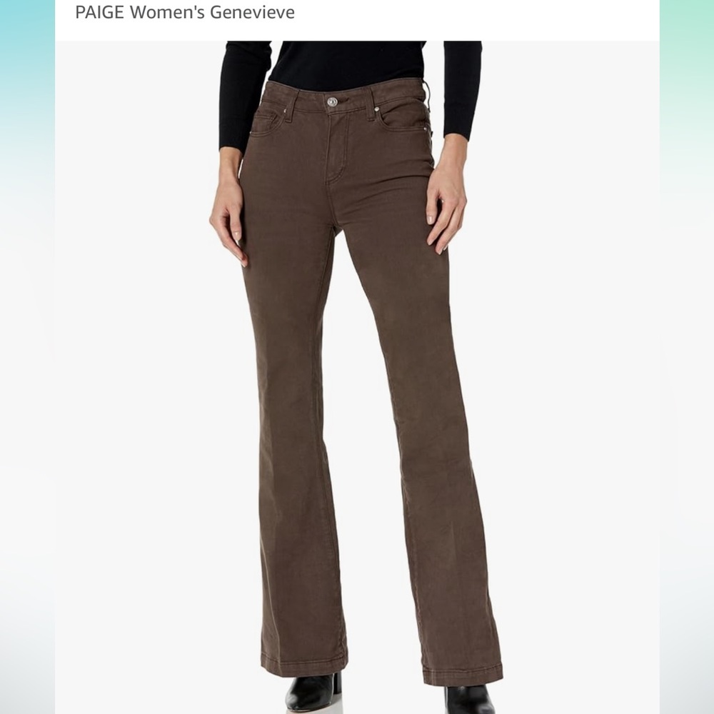 PAIGE Genevieve brown flares